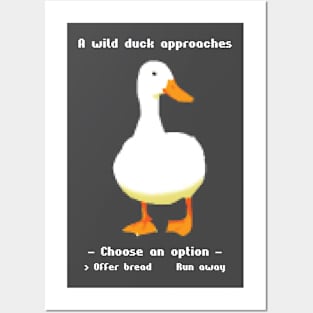 Surprise duck attack! Posters and Art